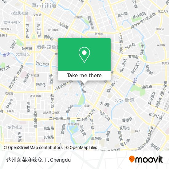 达州卤菜麻辣兔丁 map