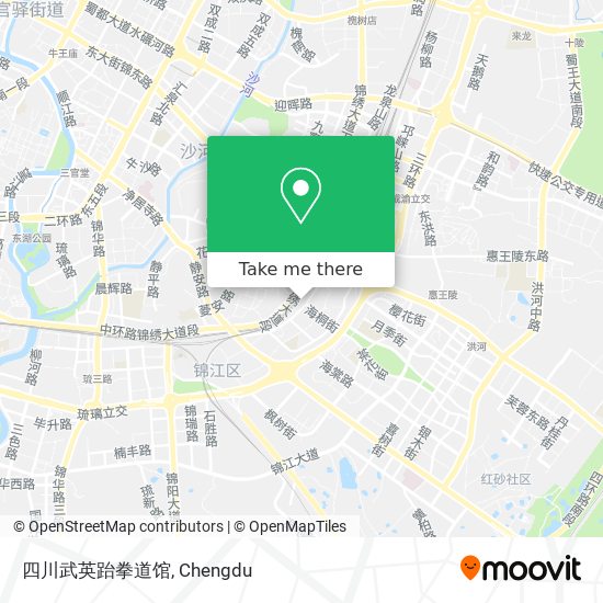 四川武英跆拳道馆 map