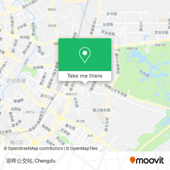 迎晖公交站 map