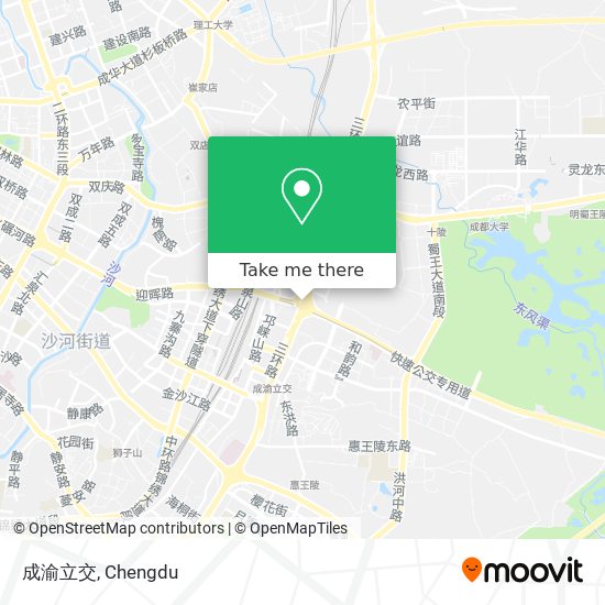 成渝立交 map