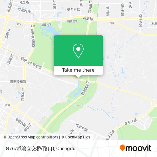G76/成渝立交桥(路口) map