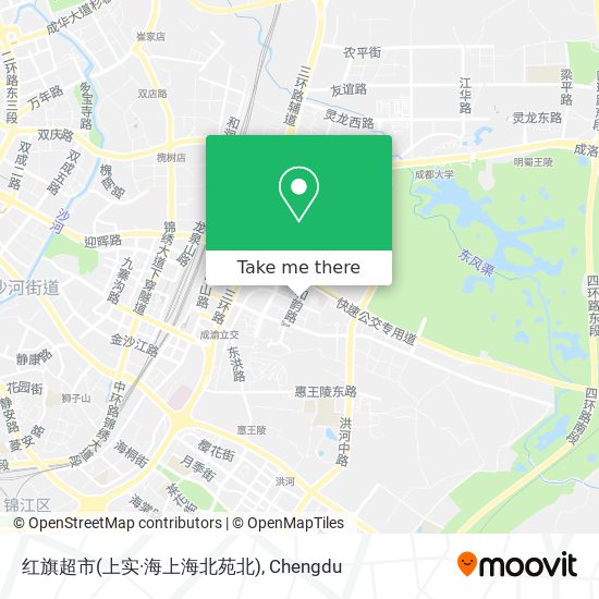 红旗超市(上实·海上海北苑北) map