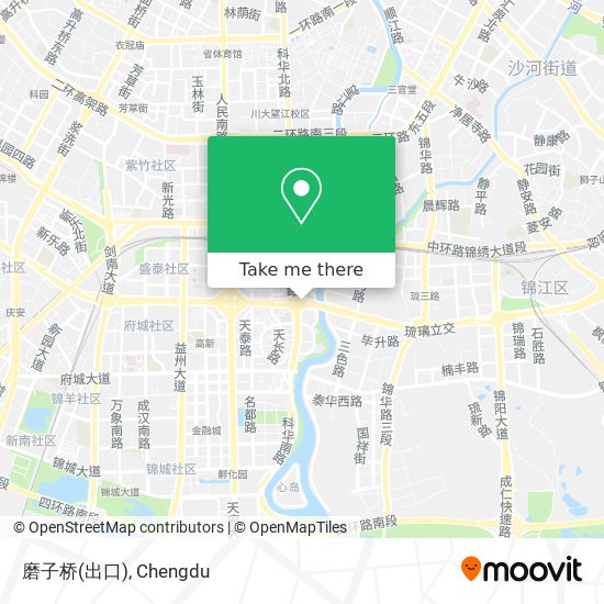 磨子桥(出口) map