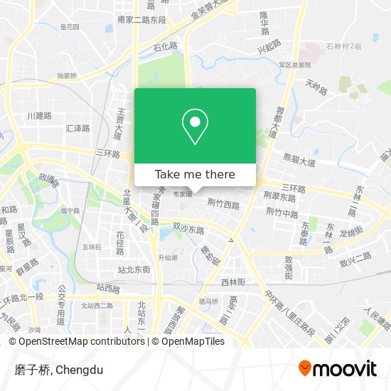 磨子桥 map