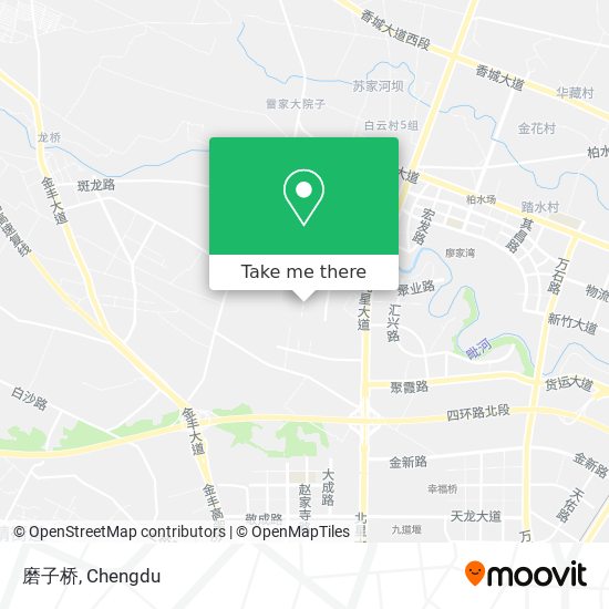磨子桥 map