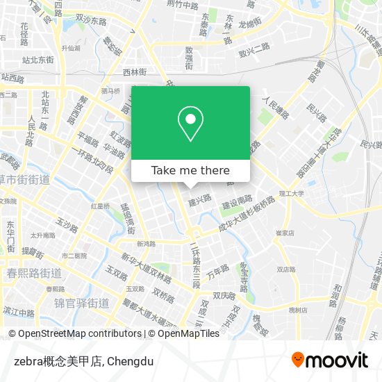 zebra概念美甲店 map