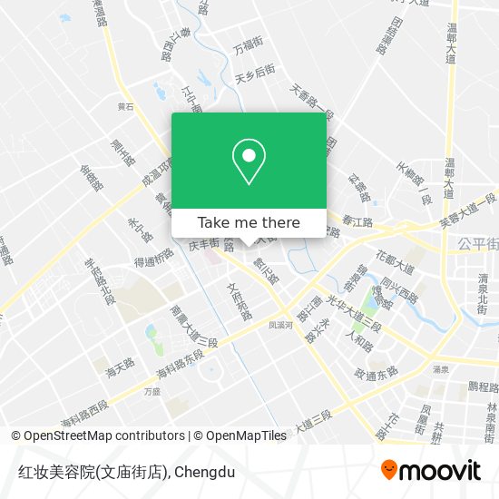 红妆美容院(文庙街店) map