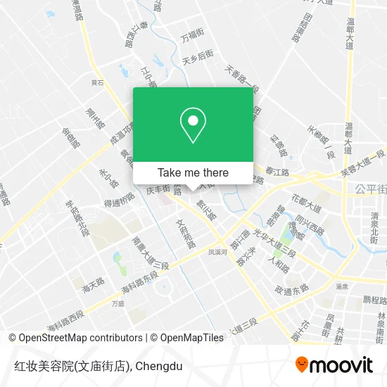 红妆美容院(文庙街店) map