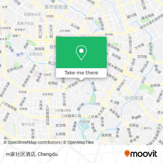 m家社区酒店 map