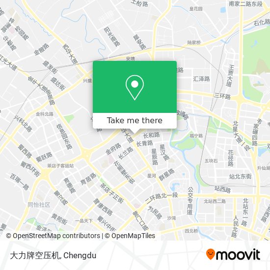 大力牌空压机 map