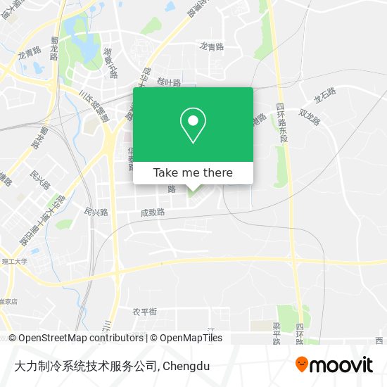 大力制冷系统技术服务公司 map
