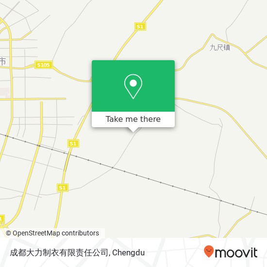 成都大力制衣有限责任公司 map