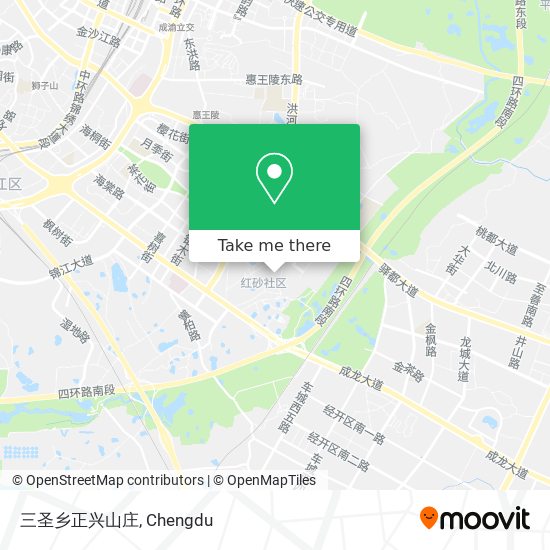 三圣乡正兴山庄 map