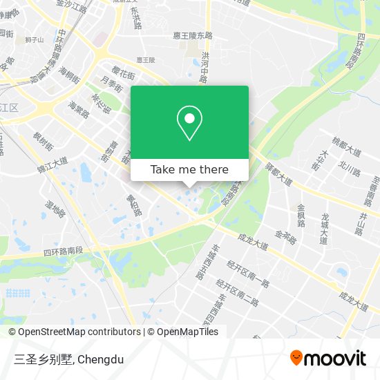 三圣乡别墅 map