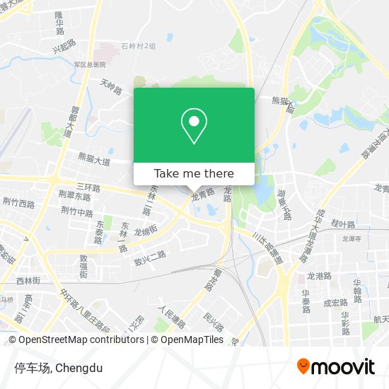 停车场 map