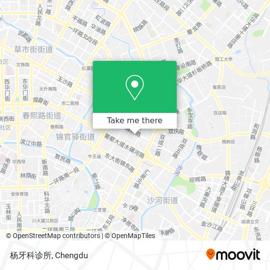 杨牙科诊所 map