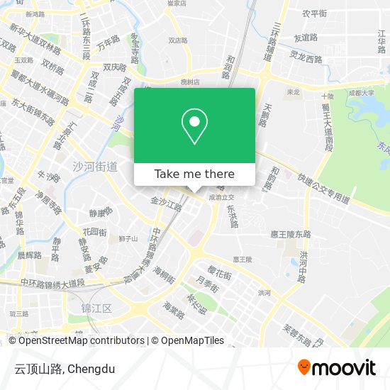 云顶山路 map