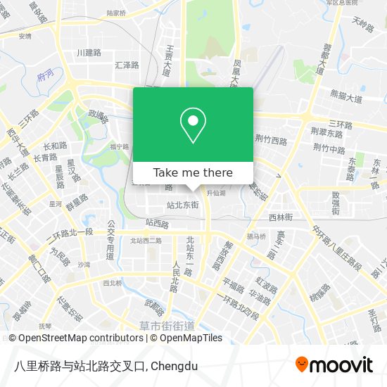 八里桥路与站北路交叉口 map