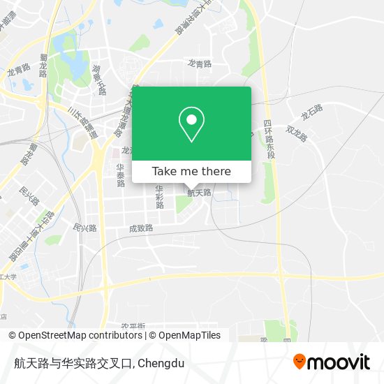 航天路与华实路交叉口 map