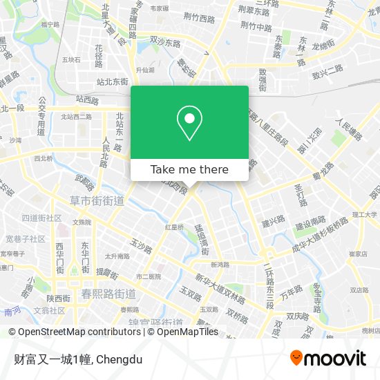 财富又一城1幢 map