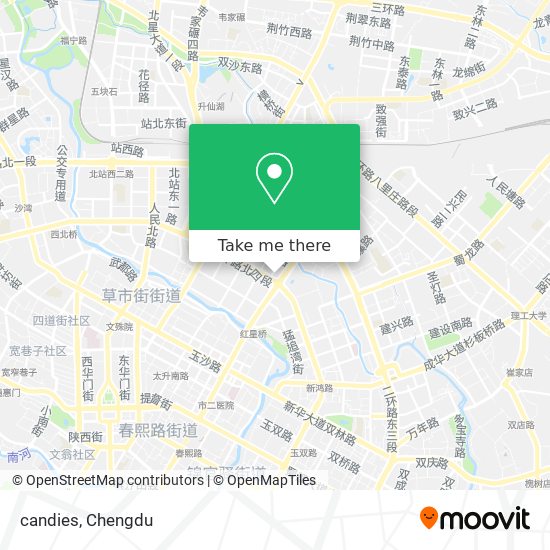 candies map