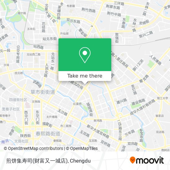 煎饼集寿司(财富又一城店) map