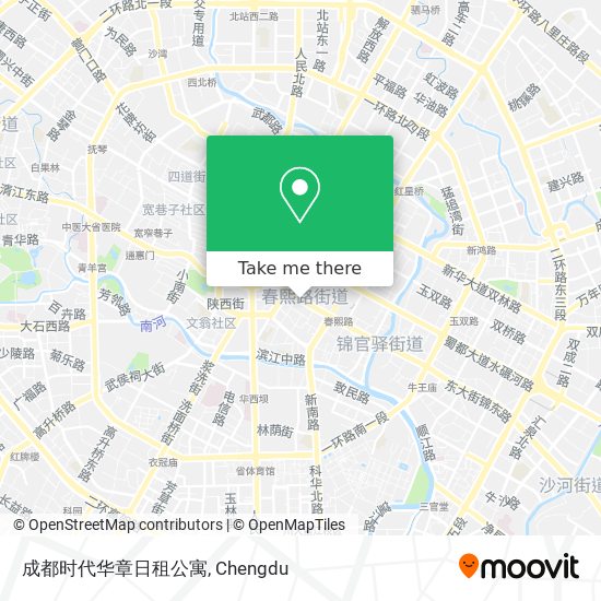 成都时代华章日租公寓 map