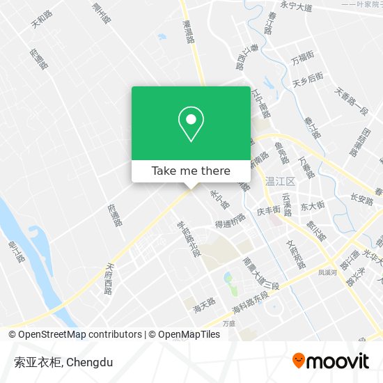 索亚衣柜 map