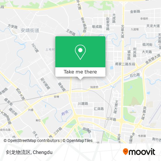 剑龙物流区 map