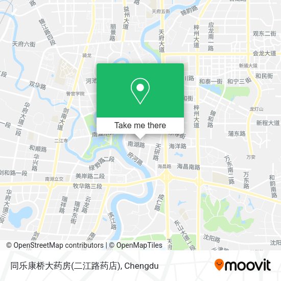 同乐康桥大药房(二江路药店) map