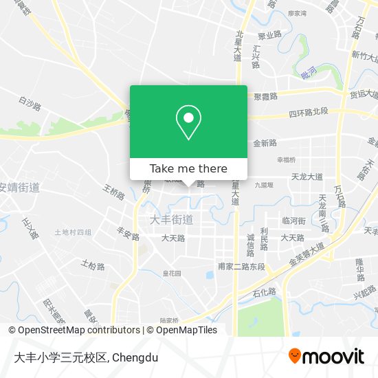 大丰小学三元校区 map
