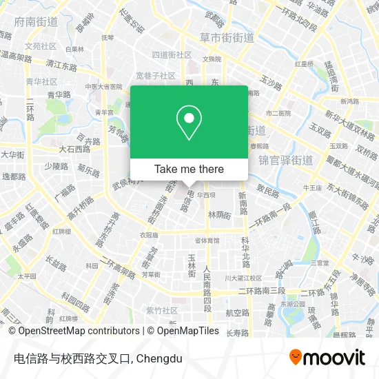 电信路与校西路交叉口 map