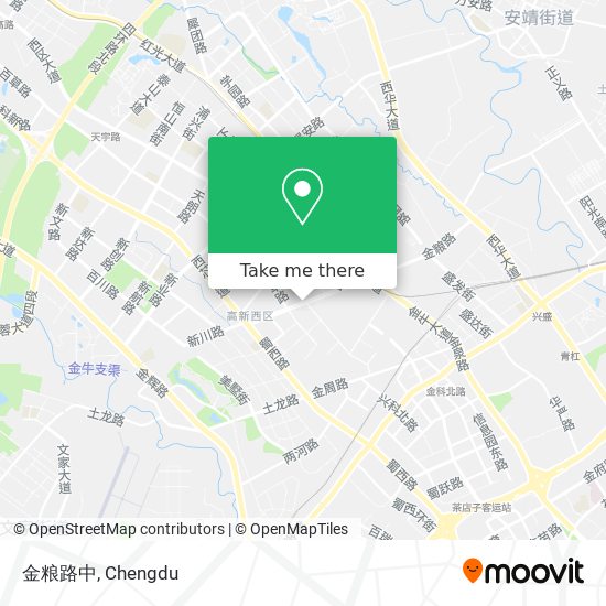 金粮路中 map