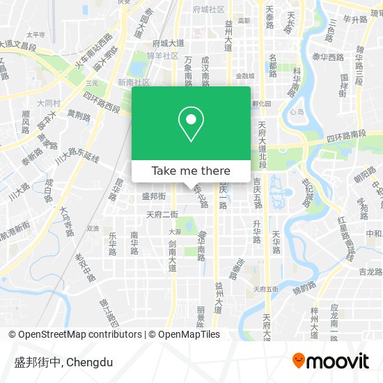 盛邦街中 map