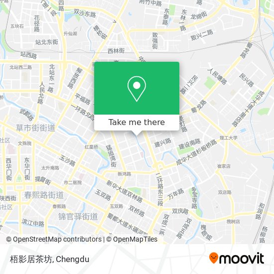 梧影居茶坊 map