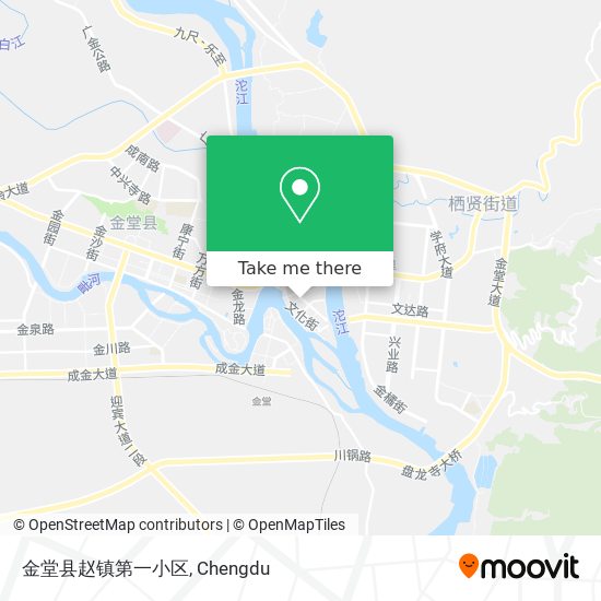 金堂县赵镇第一小区 map