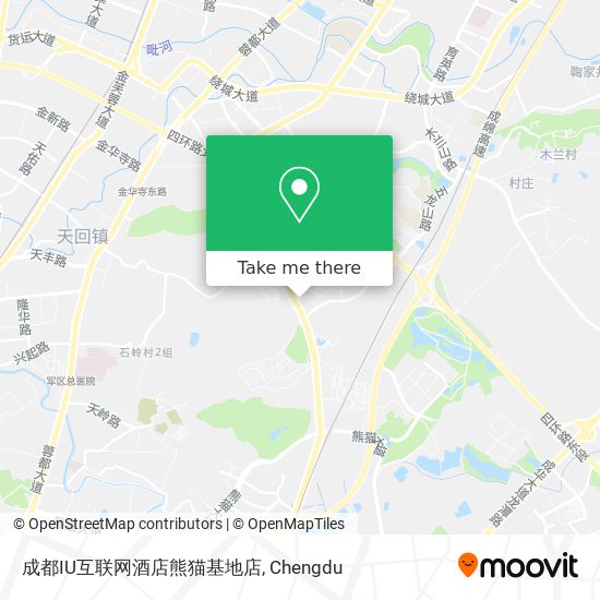 成都IU互联网酒店熊猫基地店 map