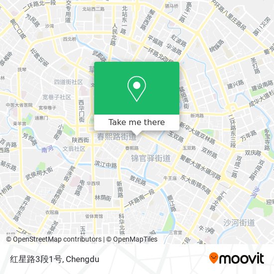 红星路3段1号 map