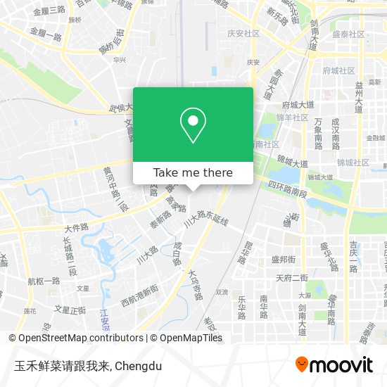 玉禾鲜菜请跟我来 map