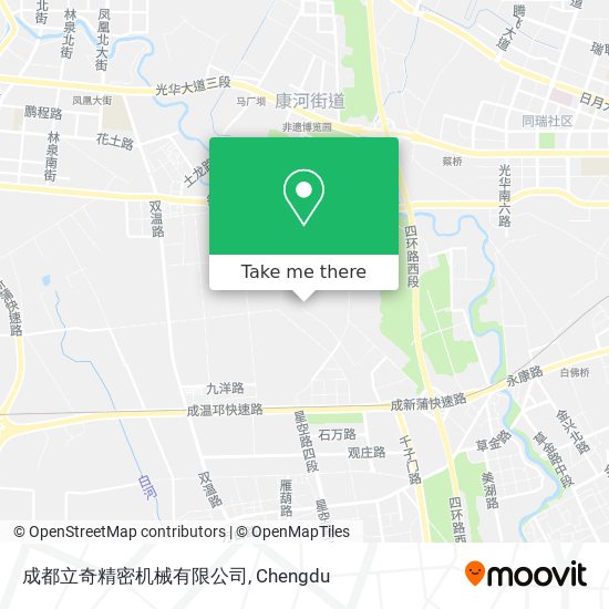 成都立奇精密机械有限公司 map