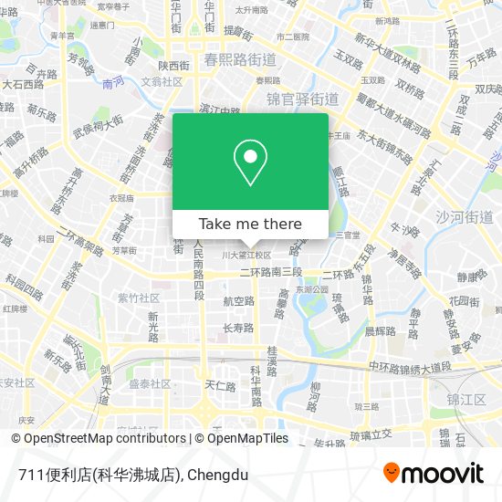 711便利店(科华沸城店) map
