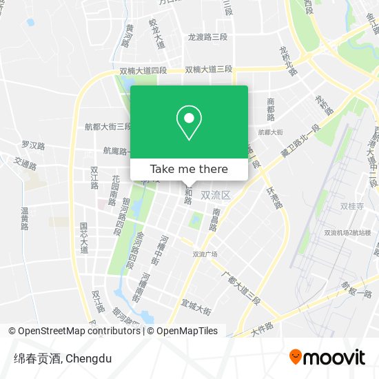 绵春贡酒 map