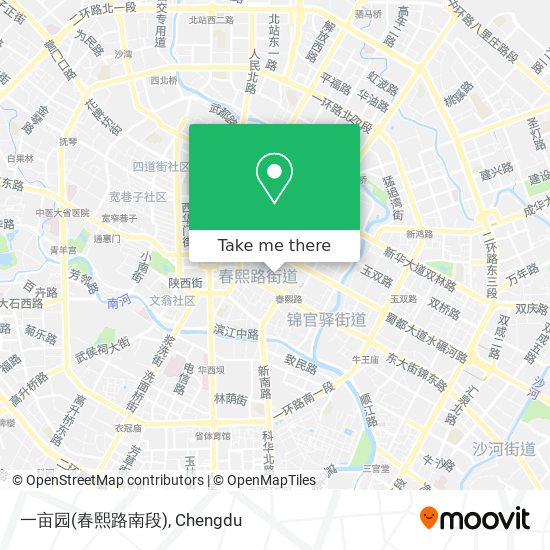一亩园(春熙路南段) map