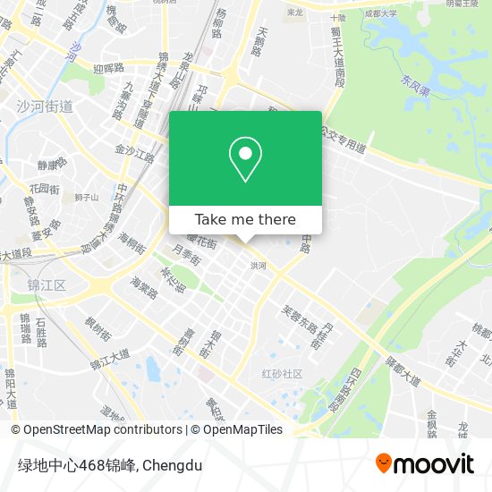 绿地中心468锦峰 map