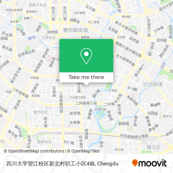 四川大学望江校区新北村职工小区4栋 map
