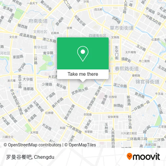 罗曼谷餐吧 map