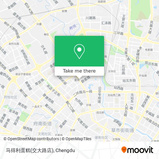马得利蛋糕(交大路店) map