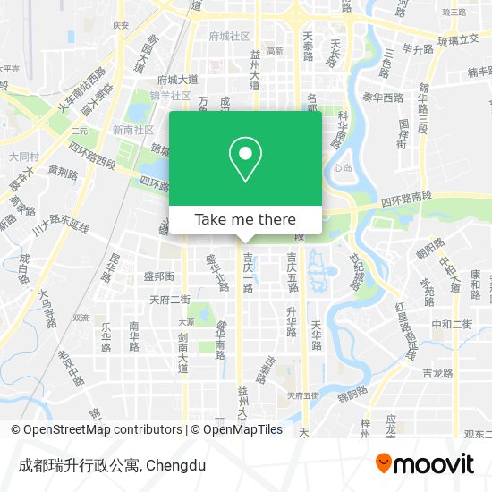 成都瑞升行政公寓 map