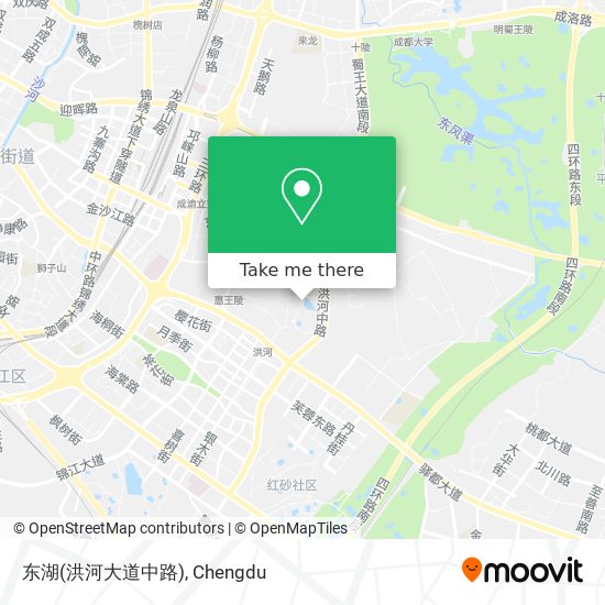东湖(洪河大道中路) map