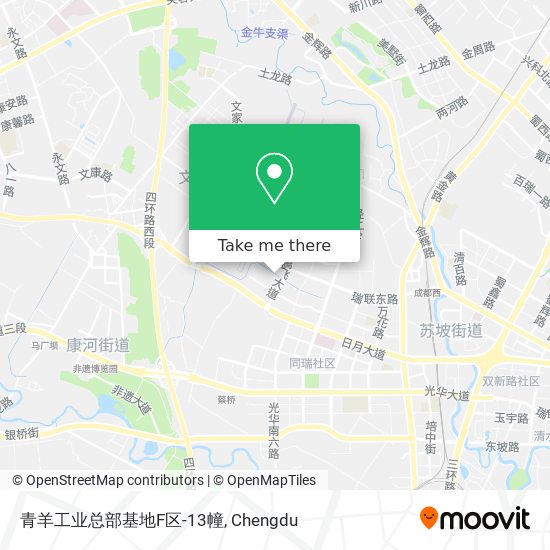 青羊工业总部基地F区-13幢 map
